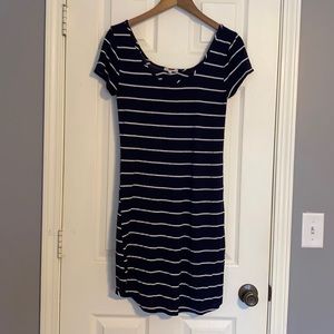 Charlotte Russe navy T-shirt dress Medium